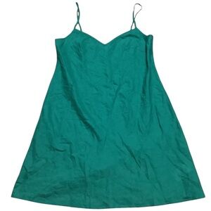 Madewell Green 100% cotton dress